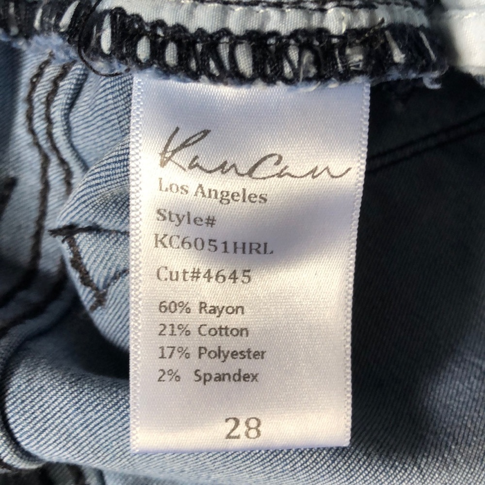 Kancan Los Angeles Ankle jeans with zipper detail - Picture 4 of 8